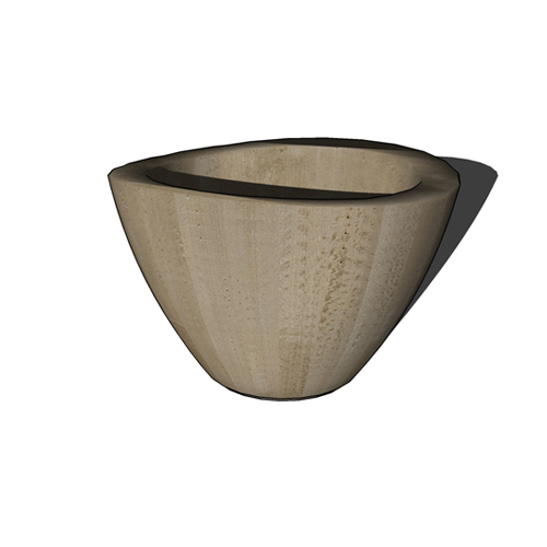 CAD Drawings BIM Models Kornegay Design LLC Dune Series Planter