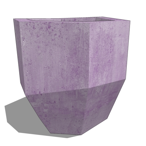 CAD Drawings BIM Models Kornegay Design LLC Quartz Series Planter