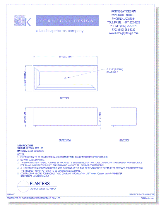 Aspect Series: KD-ASP-24