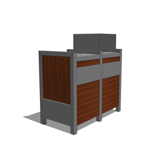EP 3520-RU-D: Outdoor Waste Receptacles - Collection 25