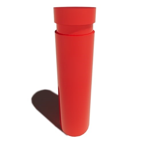 Bollard Calpipe Fixed Embedded K12