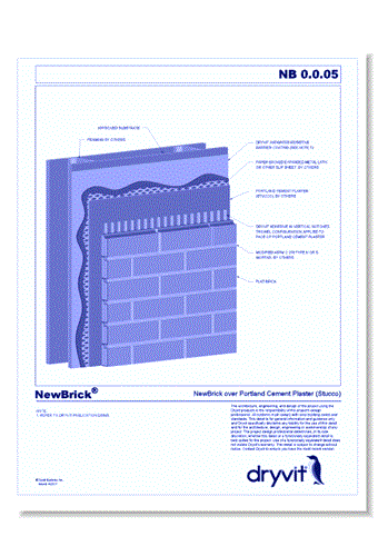 NewBrick® System: NewBrick Over Portland Cement Plaster 