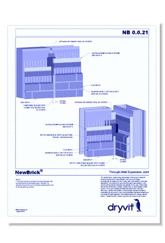 NewBrick® System: Through-Wall Expansion Joint 