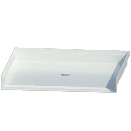 F3636DPAN: 36" Acrylic transfer shower pan, pre-leveled base (ADA)
