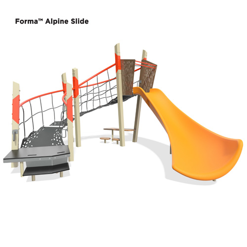 CAD Drawings Landscape Structures Inc. Forma™ Alpine® Slide