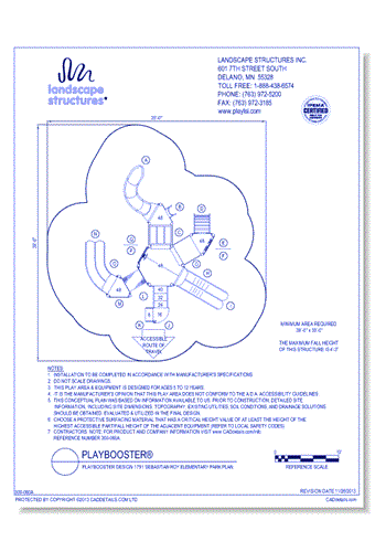 PlayBooster Design 1791 Sebastian Roy Elementary Park Plan