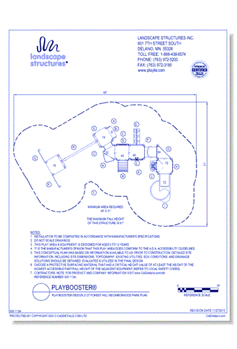 PlayBooster Design 2127 Forest Hill Neighborhood Park Plan