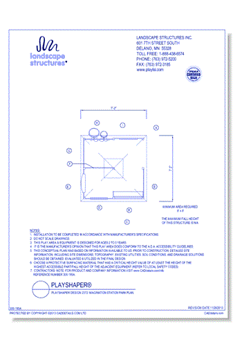 PlayShaper Design 2372 Imagination Station Park Plan