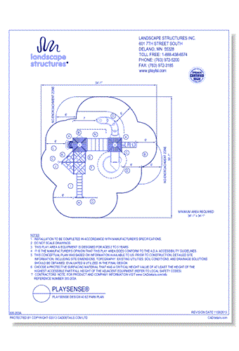 PlaySense Design 40 EZ Park Plan