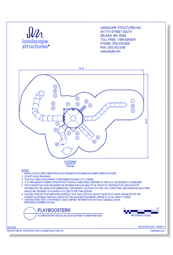 PlayBooster Design 2423 PlayOdyssey Tower Park Plan