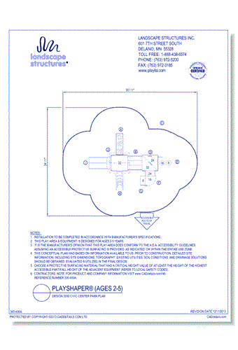 PlayShaper Design 3592 Civic Center Park Plan