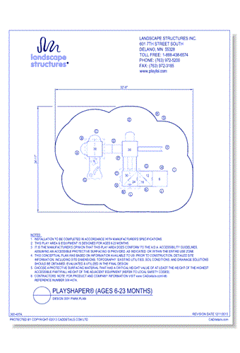 PlayShaper Design 3591 Park Plan