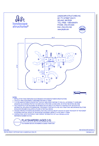 PlayShaper Design 3798 Hebrew Academy Park Plan