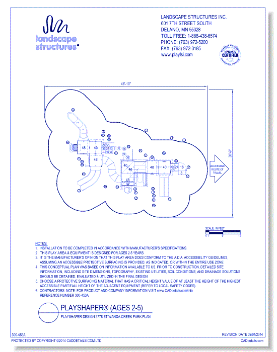 PlayShaper Design 3778 Etiwanda Creek Park Plan