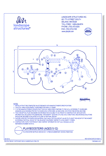 PlayBooster Netplex Design 3811 Otsego Elementary School Park Plan