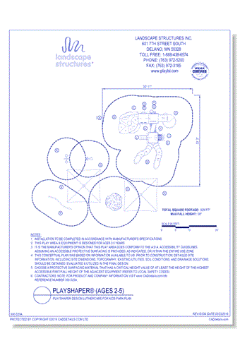 PlayShaper Design Luthercare for Kids Park Plan