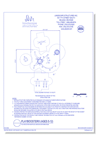 PlayBooster NetPlex Design 4339 Park Plan