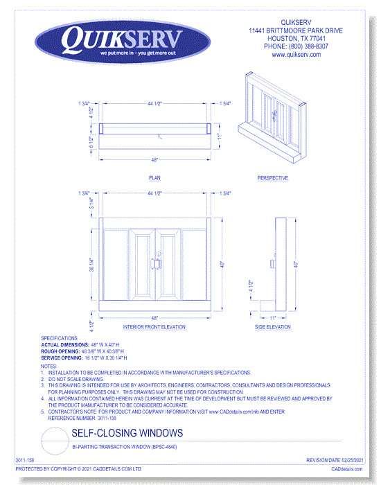 Bi-Parting Transaction Window (BPSC-4840)