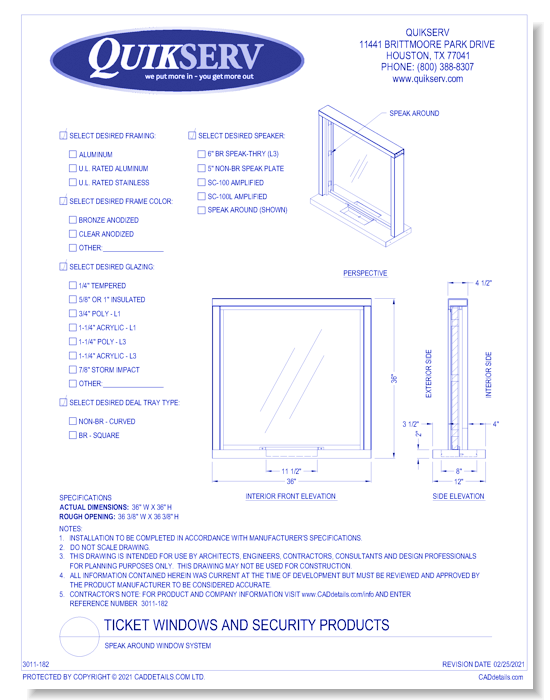 Speak Around Window System