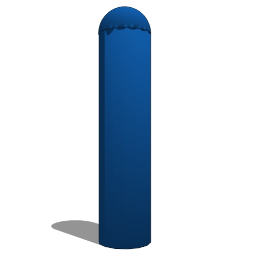 8" OD Bollard: Surface or In Ground Mount