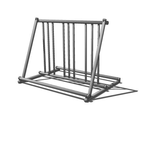 CAD Drawings BIM Models Madrax Grand Stand Bike Rack