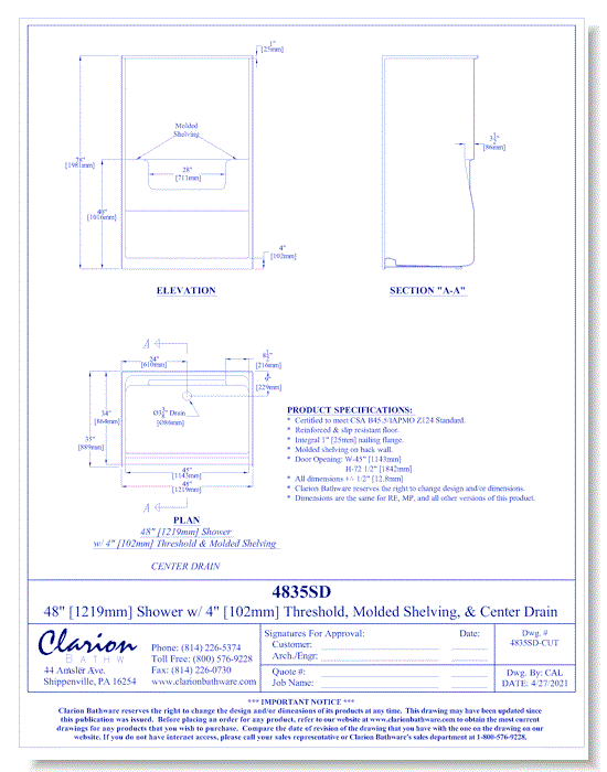 MP4835LSD or RSD