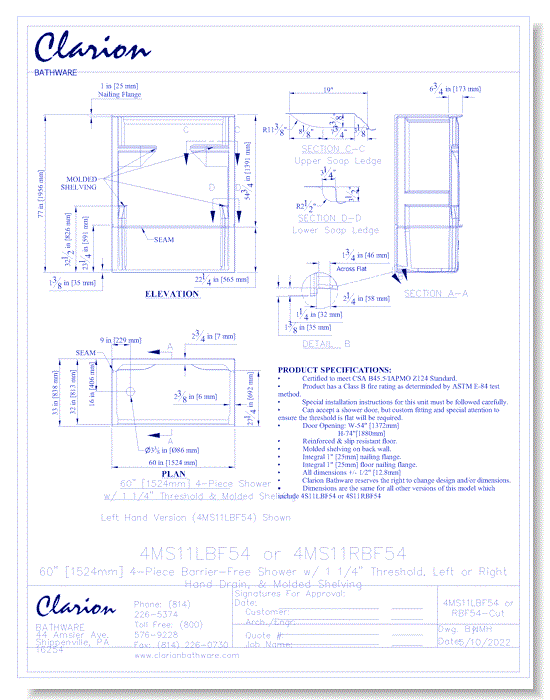 4MS11LBF54 or RBF54