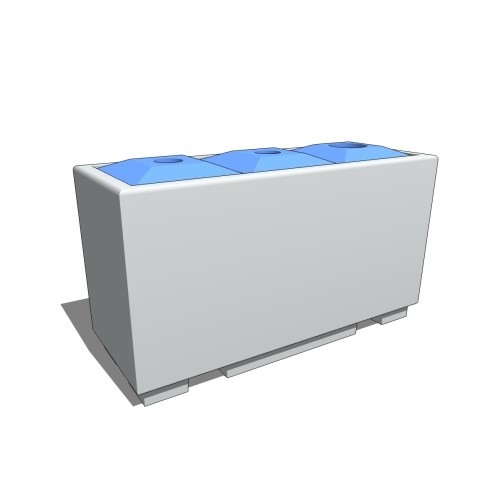 TR4 Trash Receptacle / Recycling Station