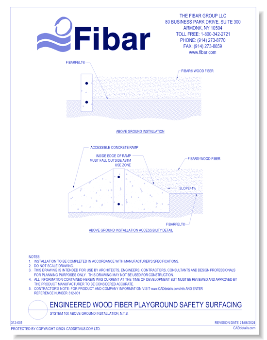 Fibar System 100 Above Ground Installation