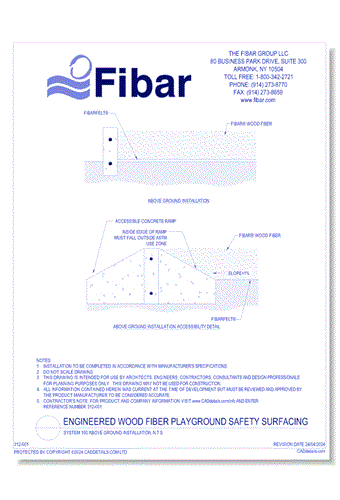 Fibar System 100 Above Ground Installation