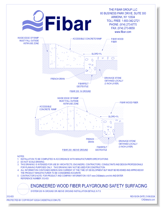 Fibar System 200 In Ground or Above Ground Installation