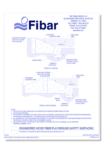 Fibar System 200 In Ground or Above Ground Installation