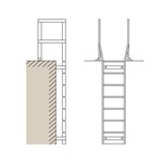 View Exterior Roof Access Ladder: 562 Roof Return