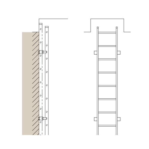 CAD Drawings Alaco Ladder Co. Roof Hatch Access: 660 Retractable Ladder