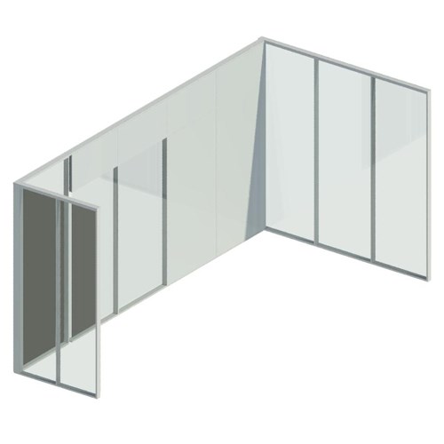 Modular Monoblock Partition System: Transverso™ - Architects Package