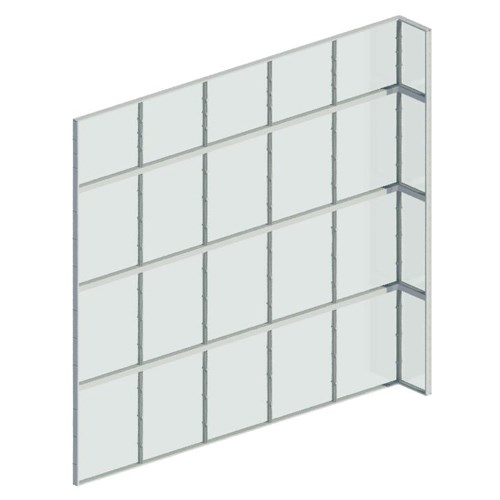 High Wall Glass Partition Systems: Elevare™ Stacking Double Glazed - Architects Package