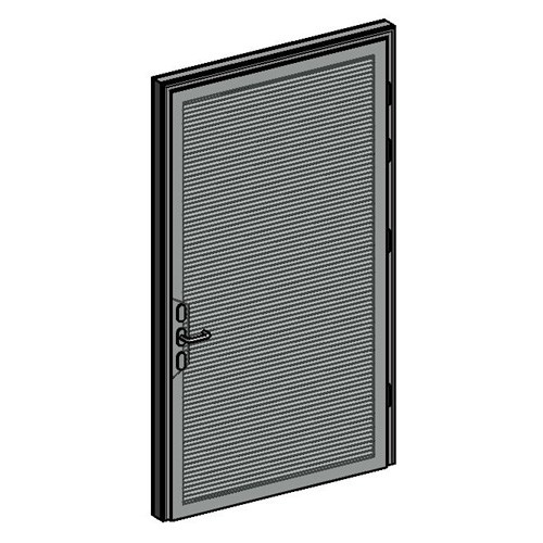 Pivot & Hinged Doors: Acoustic Double Glazed Glass Swing Door - Architects Package