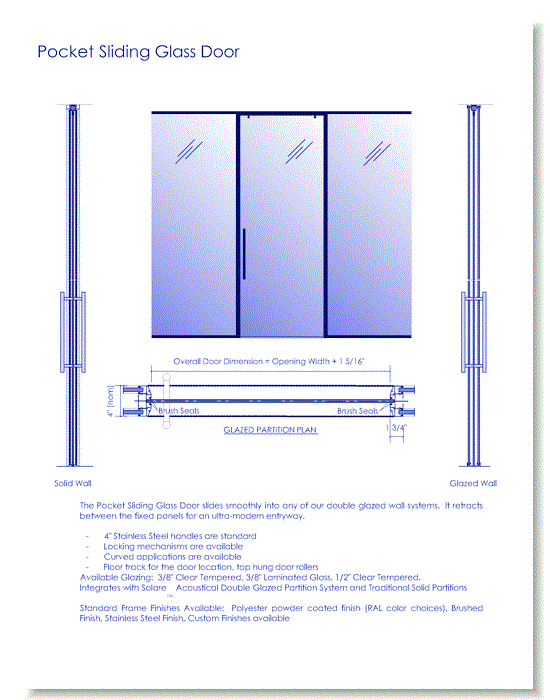 Sliding Glass Pocket Doors: Eclipse™ - Architects Package