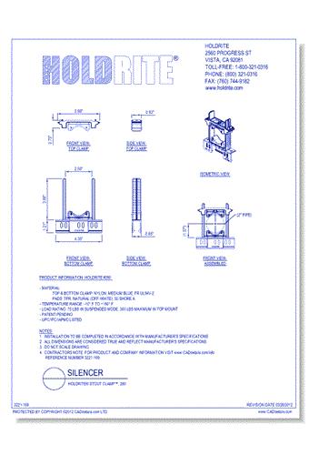 HOLDRITE® Stout Clamp™: 280