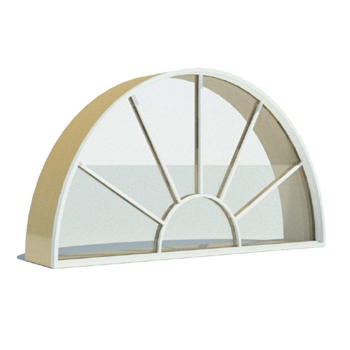 Mira Premium Series: Aluminum Clad Wood Window Circle Head