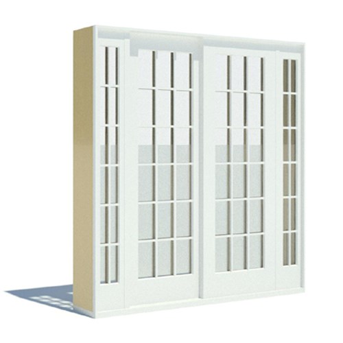 Mira Premium Series: Aluminum Clad Wood Patio Door Sliding 4-Panel