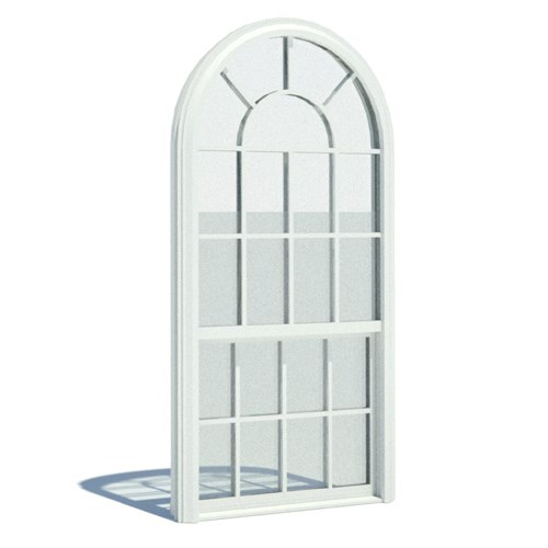 1500 Series: Vinyl Windows Single Hung - True Radius Operable - Custom