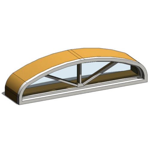 CAD Drawings BIM Models Ply Gem Mira Premium Series: Aluminum Clad Wood Window Eliptical