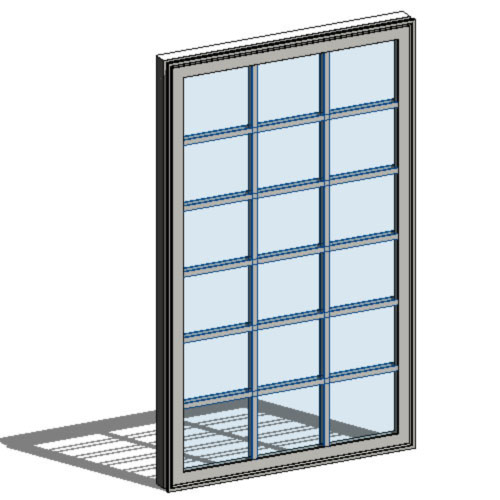 CAD Drawings BIM Models Ply Gem 1500 Series: Vinyl Windows Casement - Standard