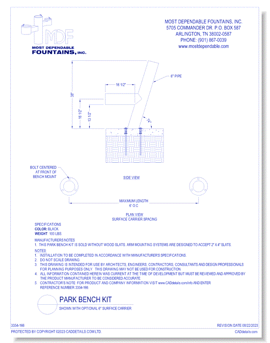 Park Bench Kits