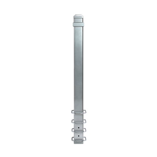 CAD Drawings Post Guard Safety Square Bollard: 5"