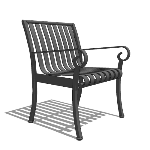 Model PRSCC-8: Production Café Chair with Arms
