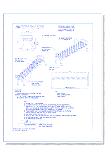 Model RB-12: Steelsites™ RB Backless Bench