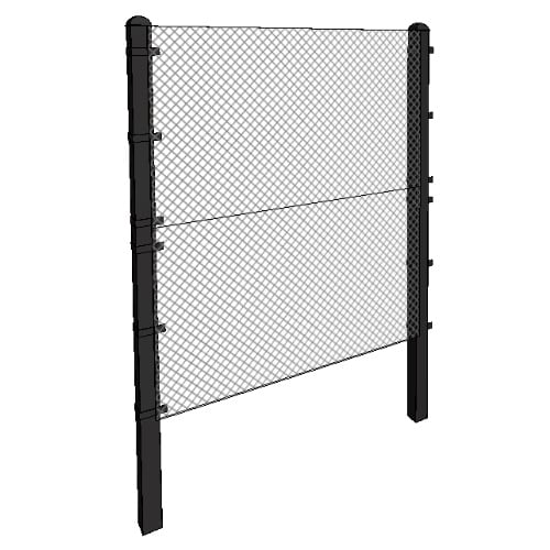 ANC Perimeter System: 7'H x 6'W, 2 Panel ANC Fence with ANC Mesh
