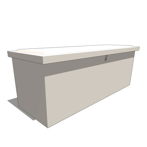 CAD Drawings BIM Models Planters Unlimited Modern Fiberglass Dock Box